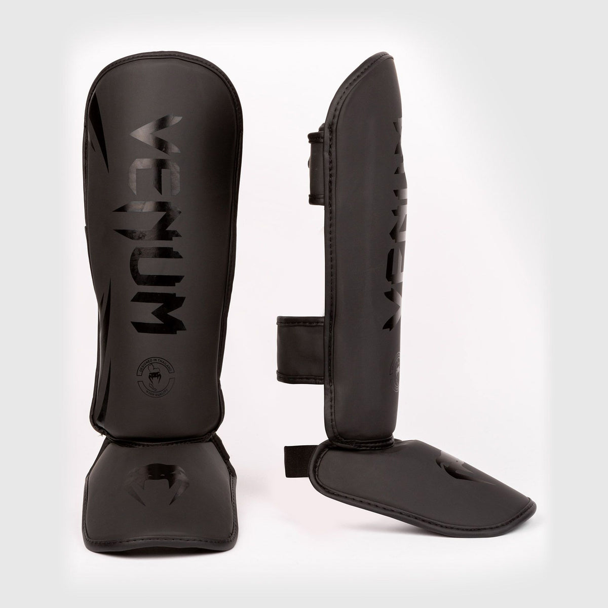 Venum Challenger Kids Shin Guards Black/Black - The Fight Club