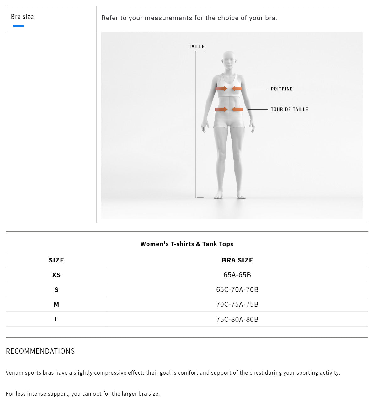 Venum Essential Medium Impact Sports Bra - Black