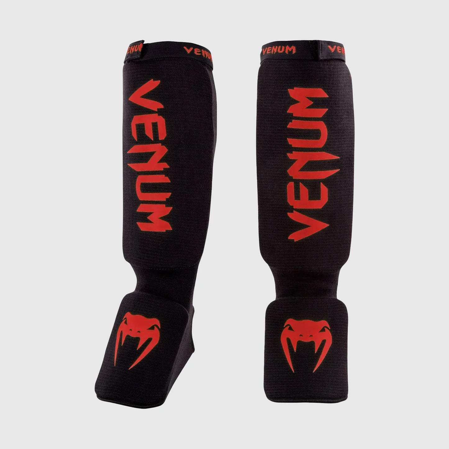 Venum Kontact Shin Guards - Black/Red