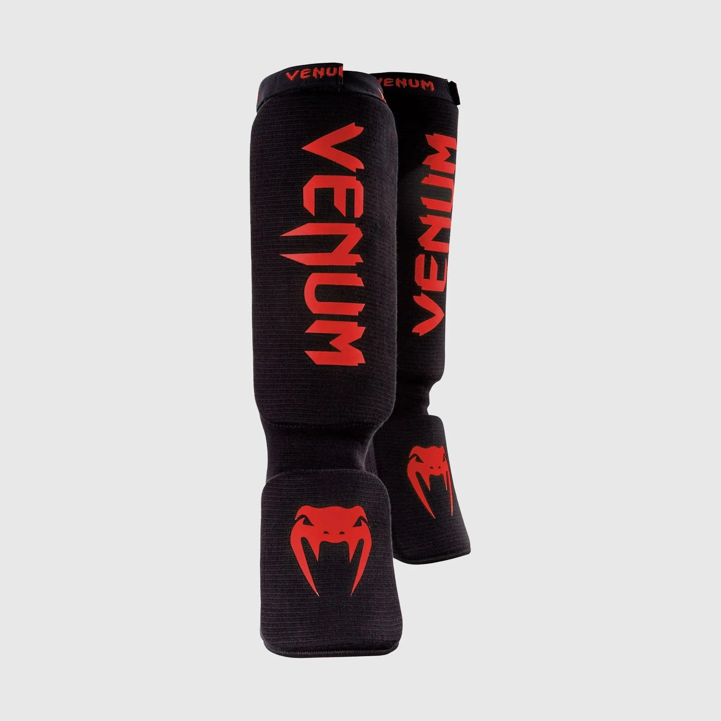 Venum Kontact Shin Guards - Black/Red