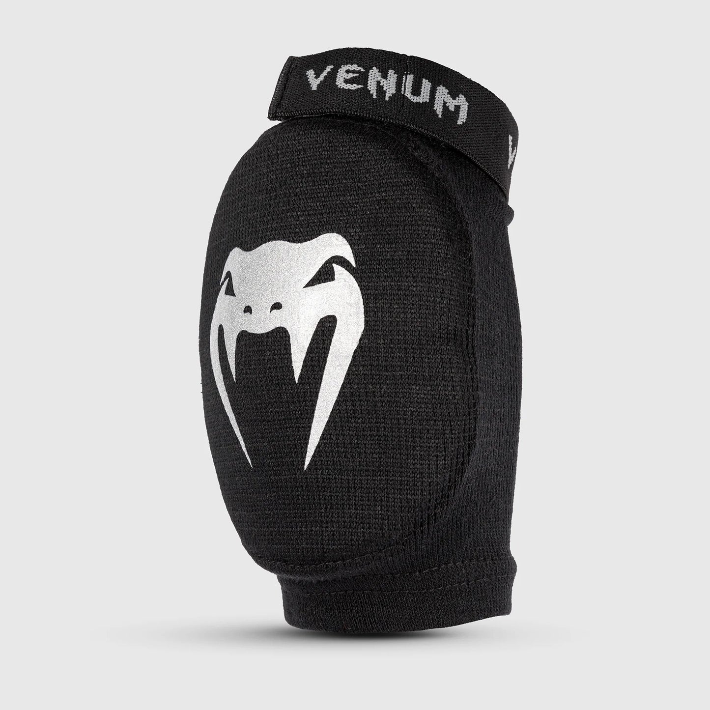Venum Kontact Elbow Guards Black/Silver - The Fight Club