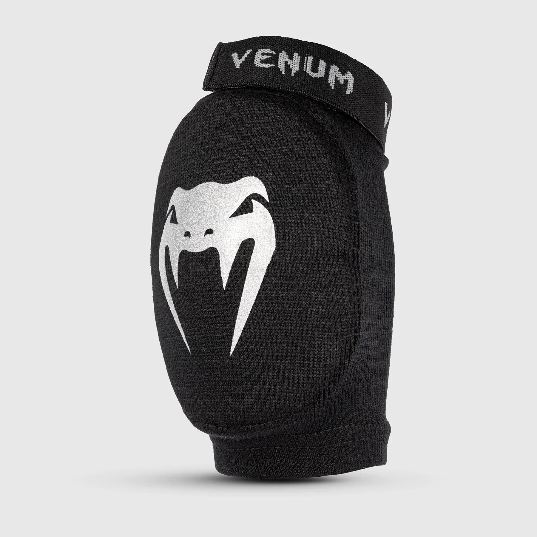 Venum Kontact Elbow Guards Black/Silver - The Fight Club