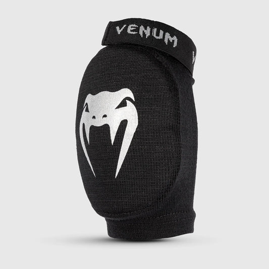 Venum Kontact Elbow Guards Black/Silver - The Fight Club
