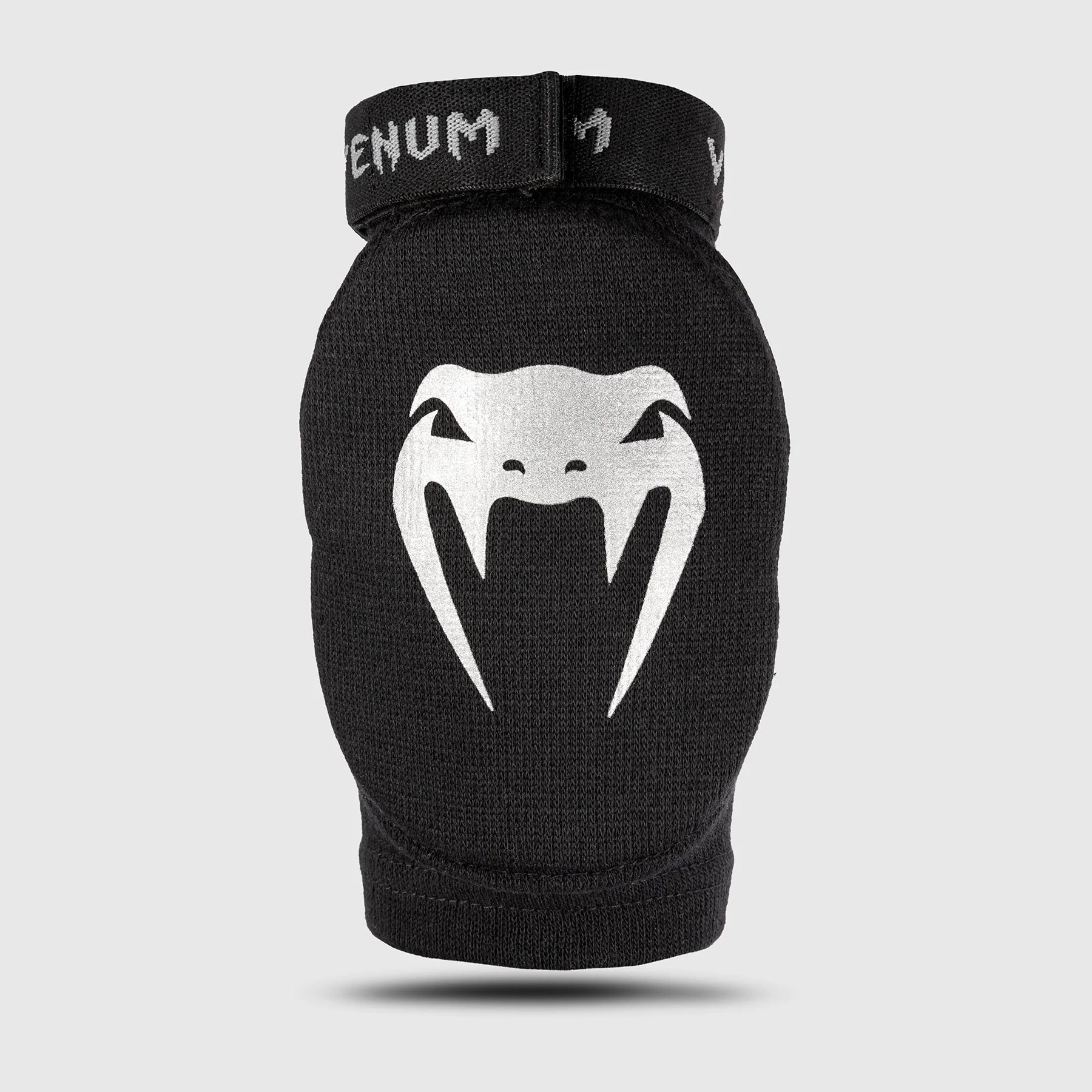 Venum Kontact Elbow Guards Black/Silver - The Fight Club