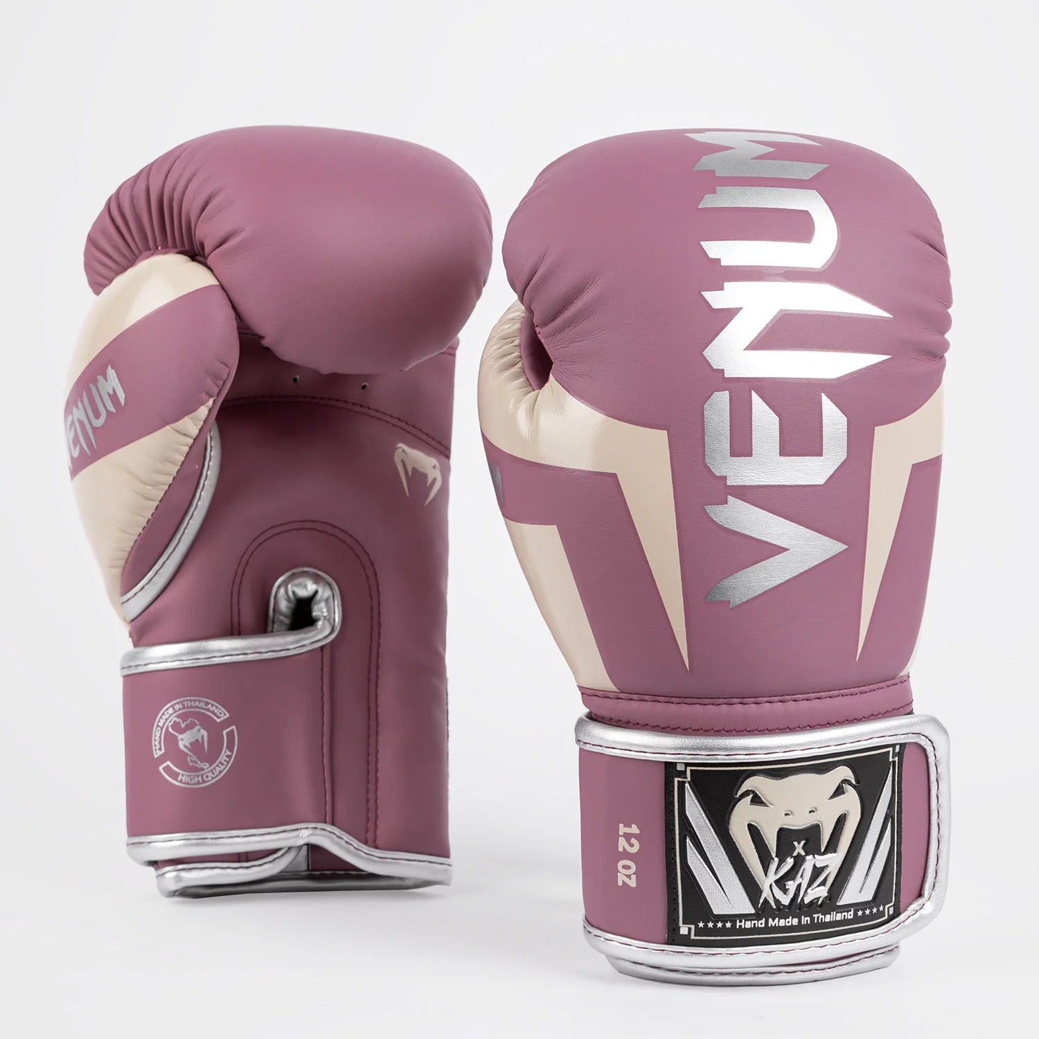 Venum x Kaz Elite Boxing Gloves Dusky Orchid - The Fight Club