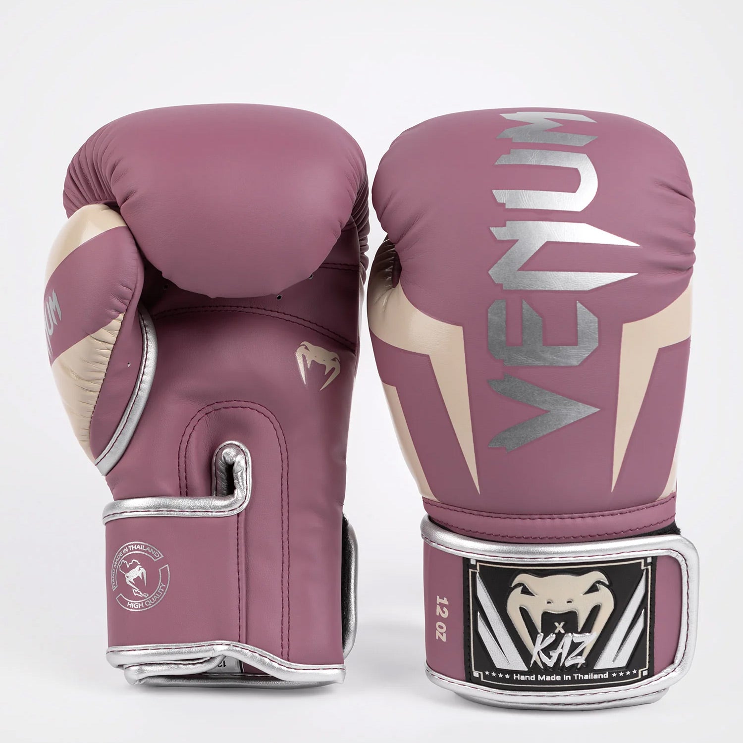 Venum x Kaz Elite Boxing Gloves Dusky Orchid - The Fight Club