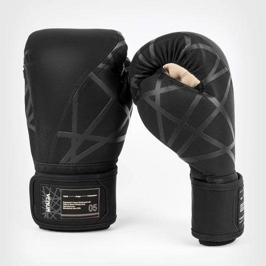 Venum Tecmo 2.0 Boxing Gloves Black - The Fight Club