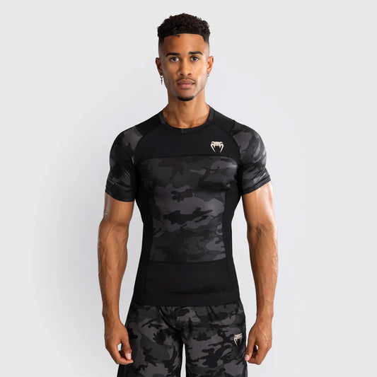 Venum G-Fit Air Men's Short Sleeve Rash Guard Digital Urban Camo - The Fight Club
