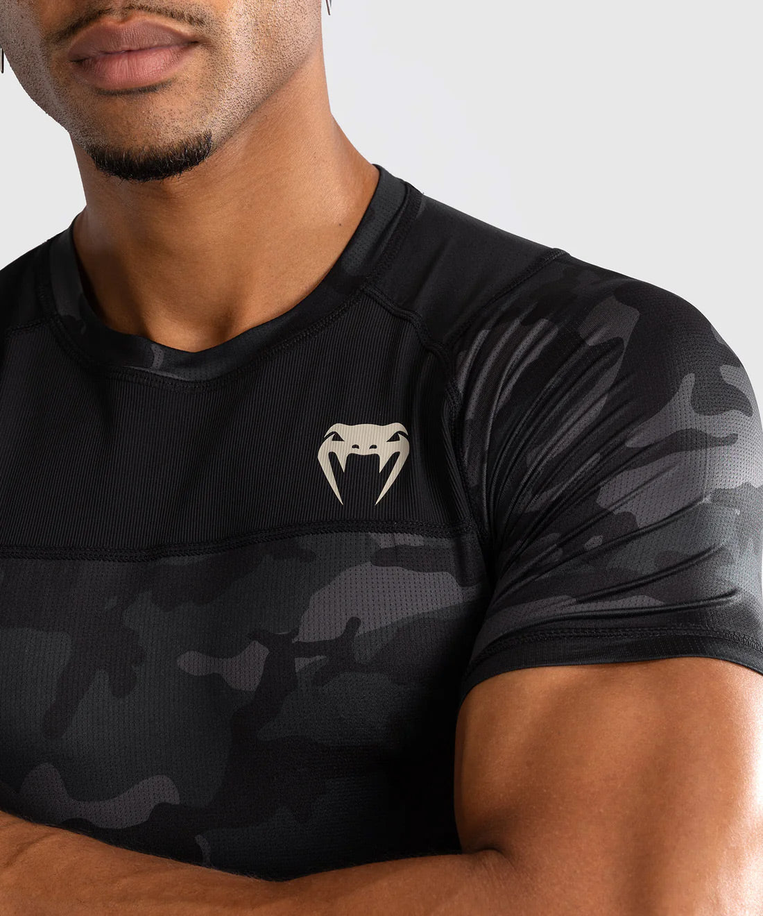 Venum G-Fit Air Men's Short Sleeve Rash Guard Digital Urban Camo - The Fight Club