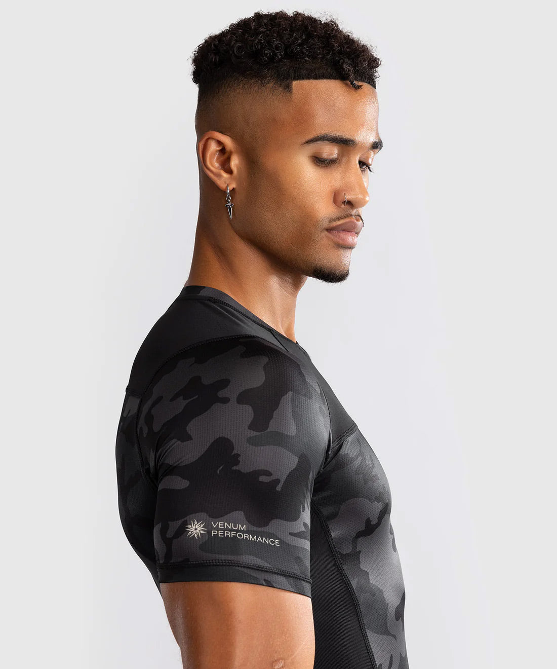 Venum G-Fit Air Men's Short Sleeve Rash Guard Digital Urban Camo - The Fight Club