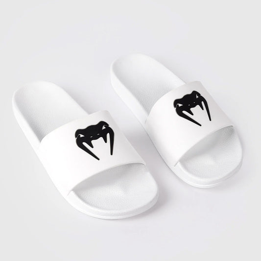 Venum Classic Slides White/Black - The Fight Club