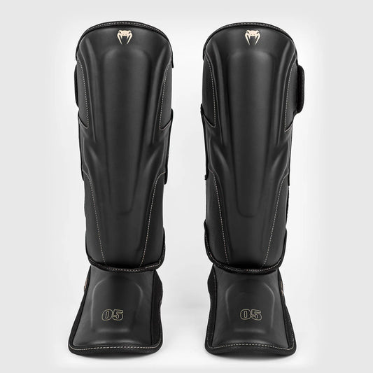 Venum Impact Evo Shin Guards Black - The Fight Club
