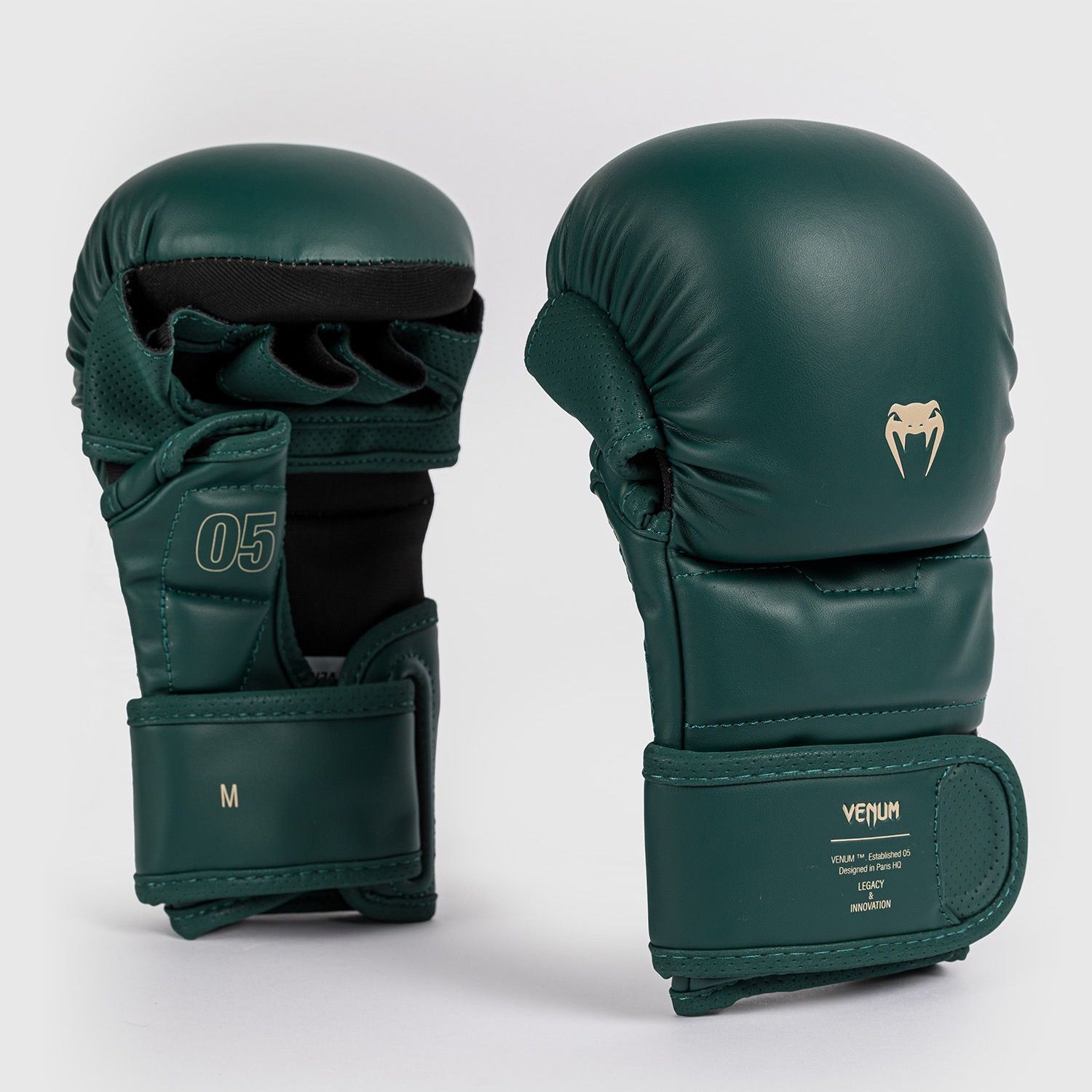 Venum Impact Evo MMA Sparring Gloves Emerald Green - The Fight Club