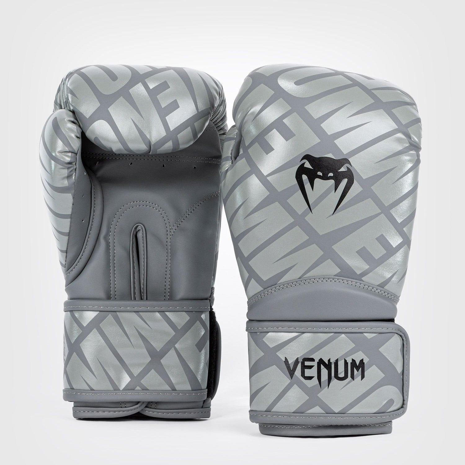 Venum Contender 1.5 XT Boxing Gloves Grey/Black - The Fight Club