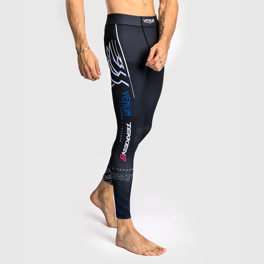 Venum x TEKKEN 8 - Jin Kazama Spats Blue/Black/White - The Fight Club