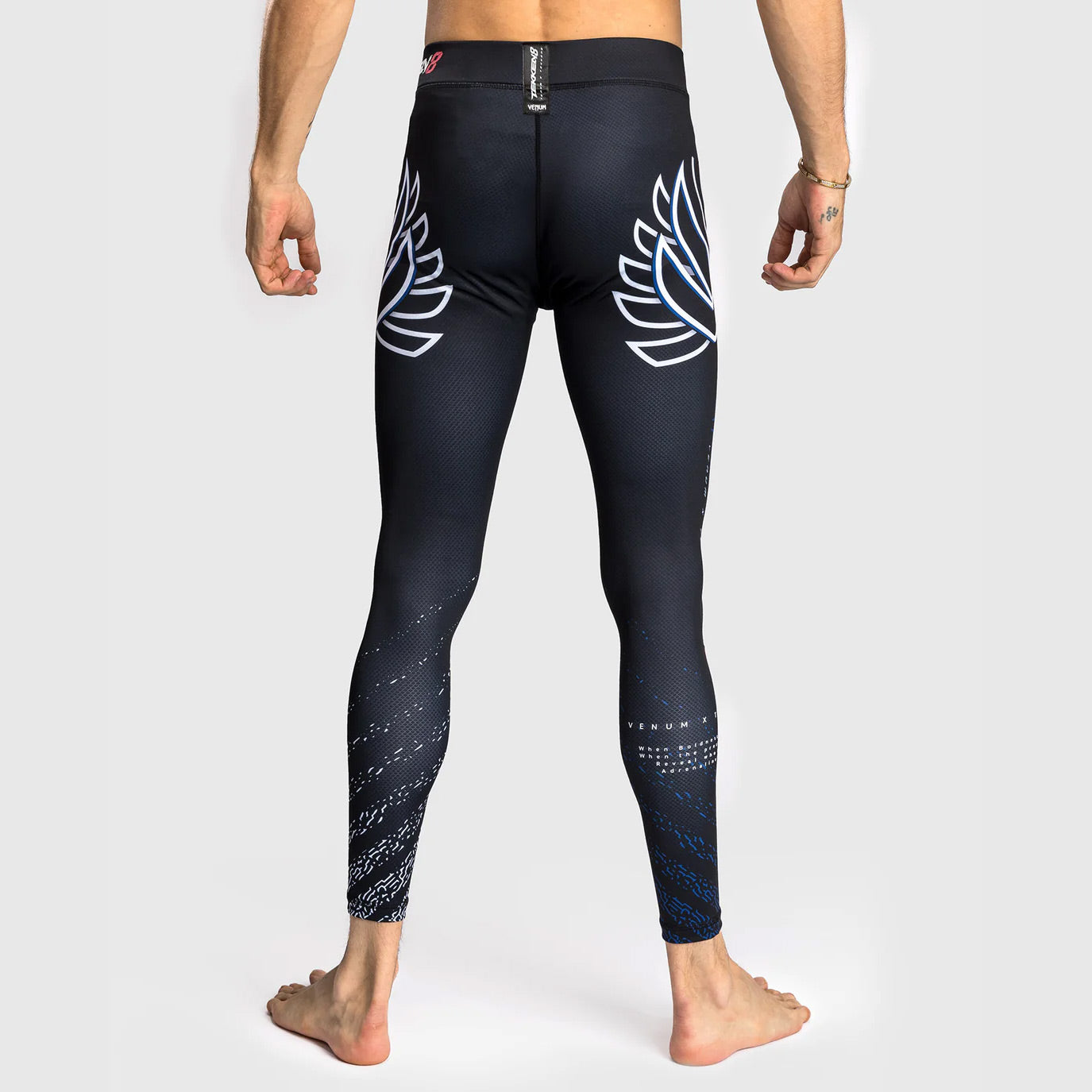 Venum x TEKKEN 8 - Jin Kazama Spats Blue/Black/White - The Fight Club