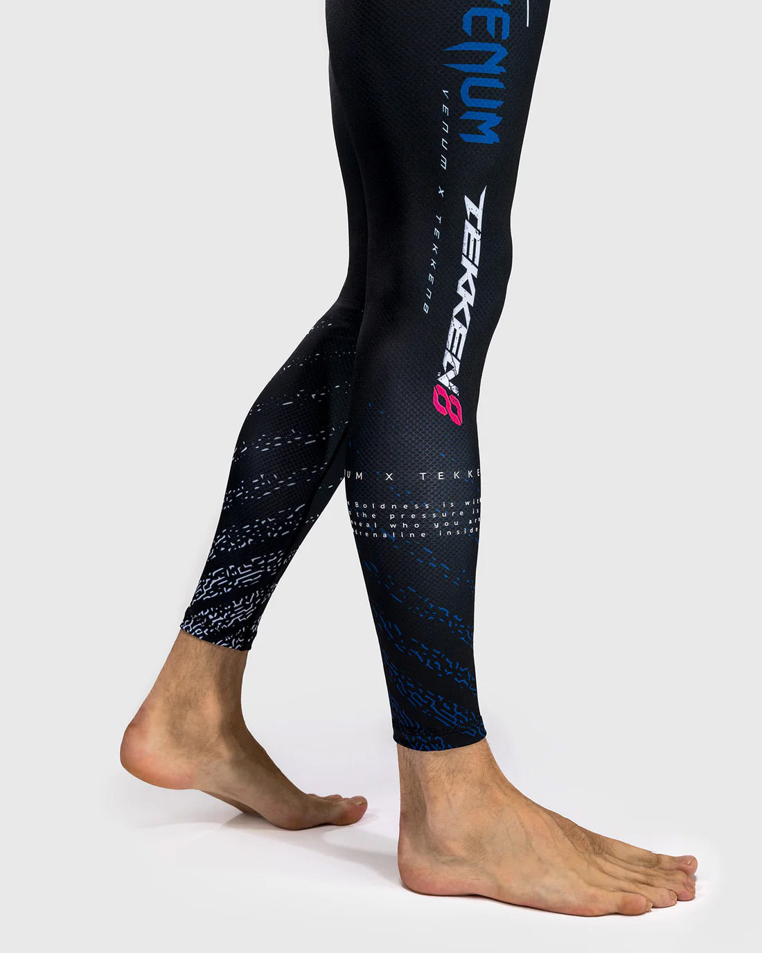 Venum x TEKKEN 8 - Jin Kazama Spats Blue/Black/White - The Fight Club