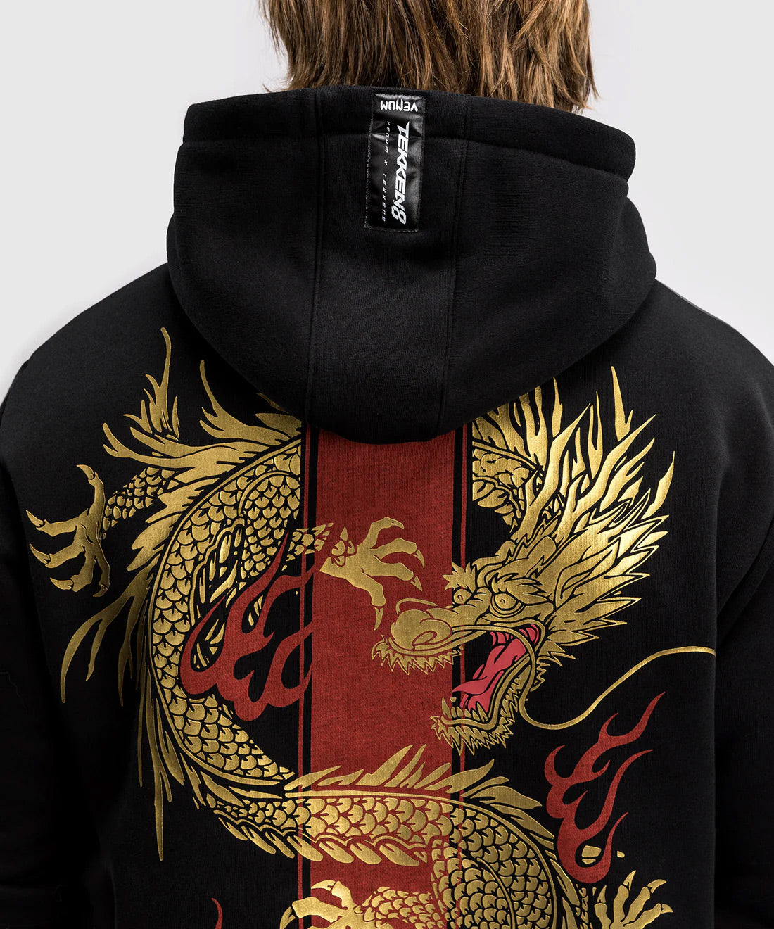 Venum x TEKKEN 8 Marshall Law Hoodie Black/Red/Gold - The Fight Club