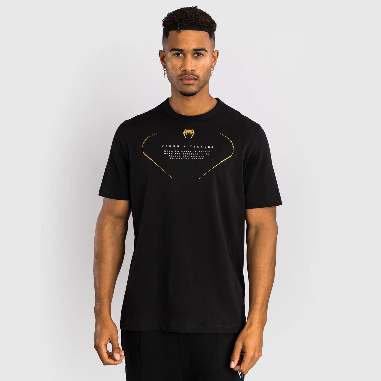 Venum x TEKKEN 8 - Marshall Law T-Shirt Black/Red/Gold - The Fight Club