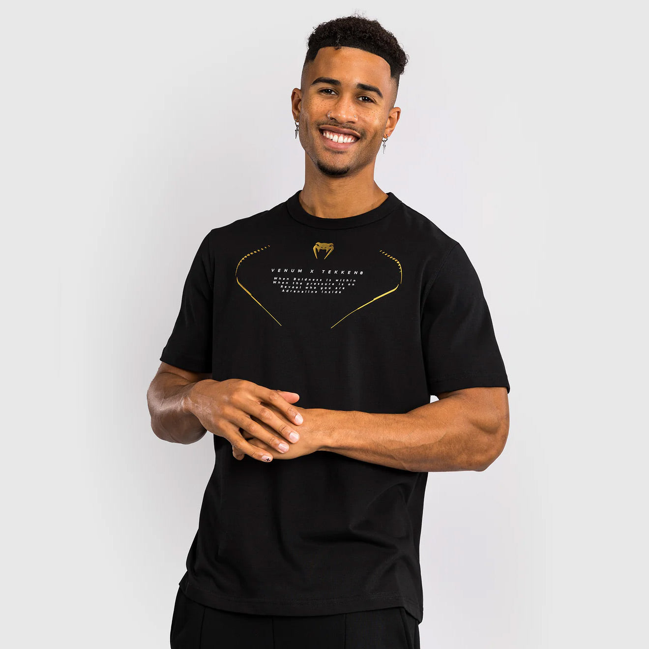 Venum x TEKKEN 8 - Marshall Law T-Shirt Black/Red/Gold - The Fight Club