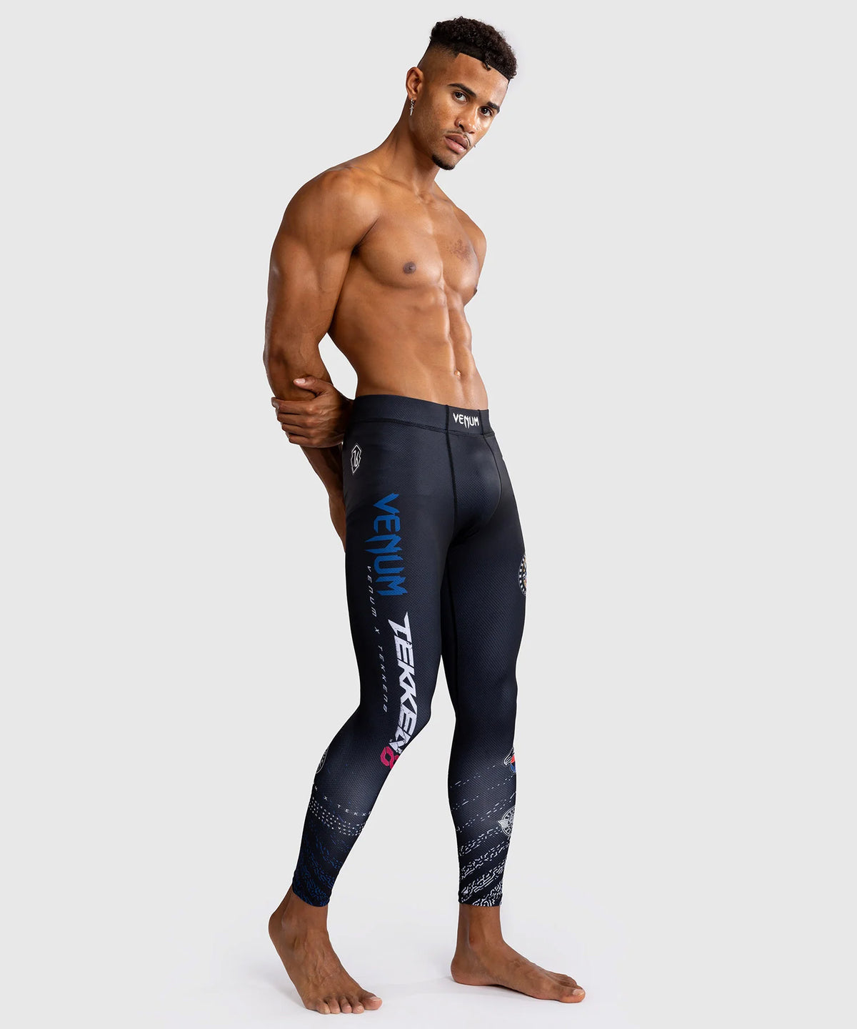 Venum x TEKKEN 8 - Paul Phoenix Spats Black/Blue - The Fight Club