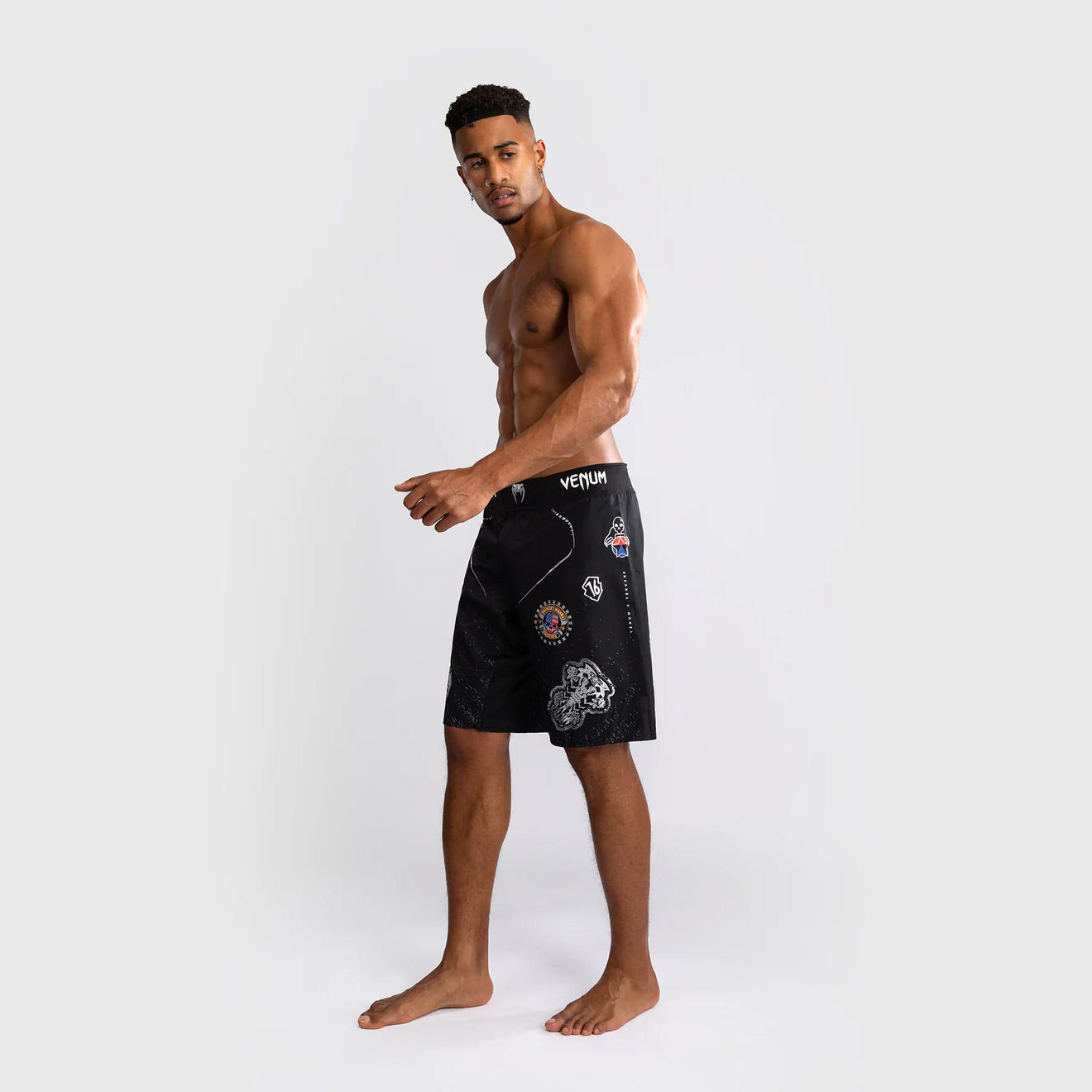 Venum x TEKKEN 8 - Paul Phoenix Fight Shorts Black - The Fight Club