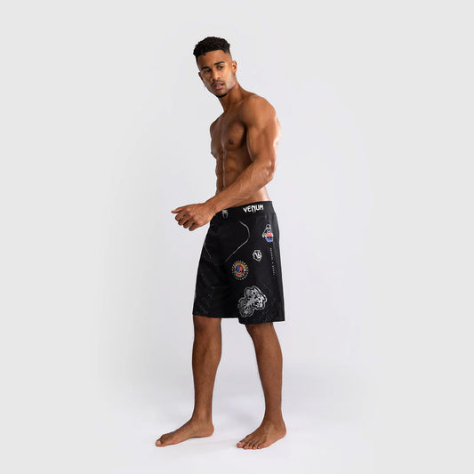 Venum x TEKKEN 8 - Paul Phoenix Fight Shorts Black - The Fight Club