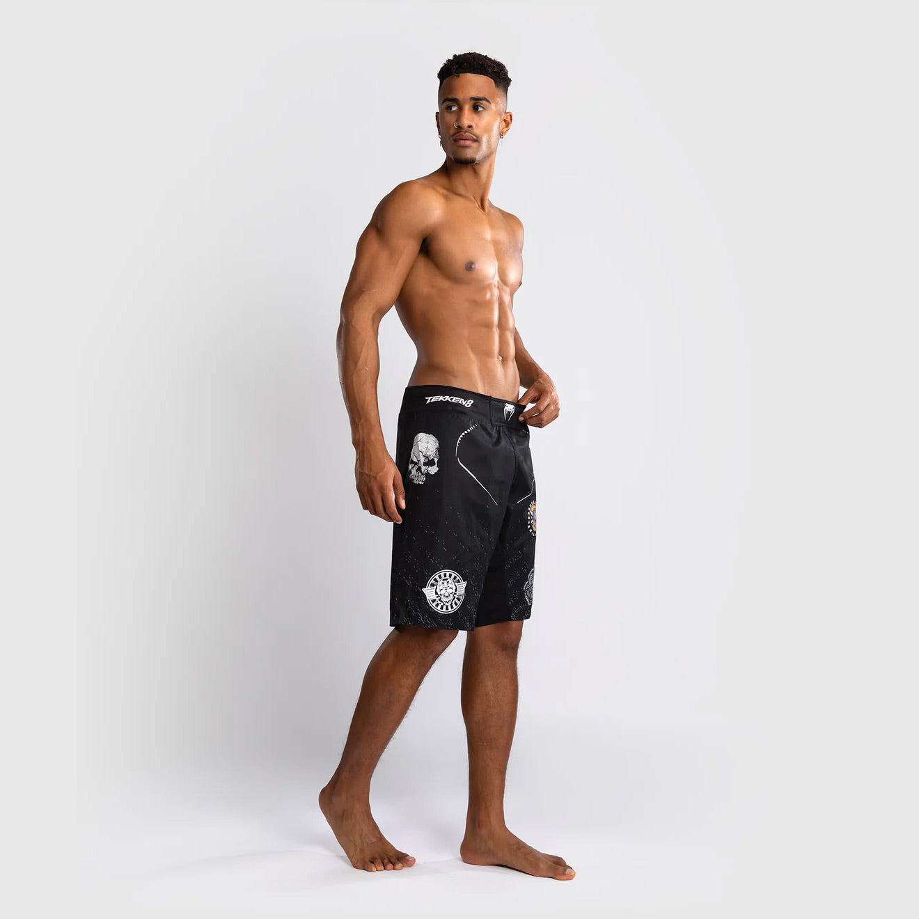Venum x TEKKEN 8 - Paul Phoenix Fight Shorts Black - The Fight Club