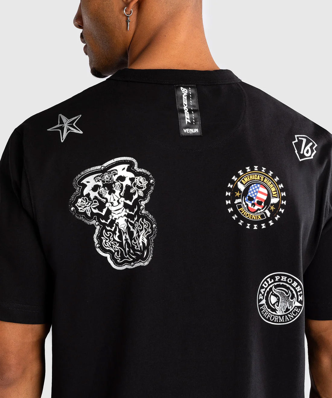 Venum x TEKKEN 8 - Paul Phoenix T-Shirt Black - The Fight Club