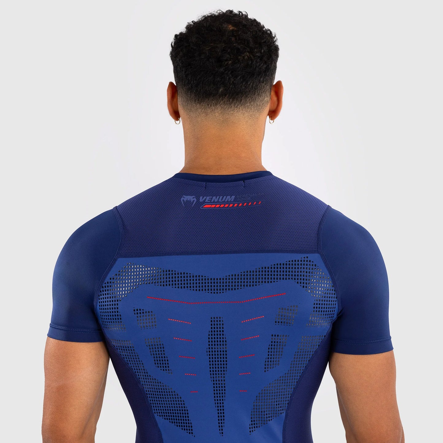 Venum Technical 3.0 Short Sleeve Rash Guard Night Blue - The Fight Club
