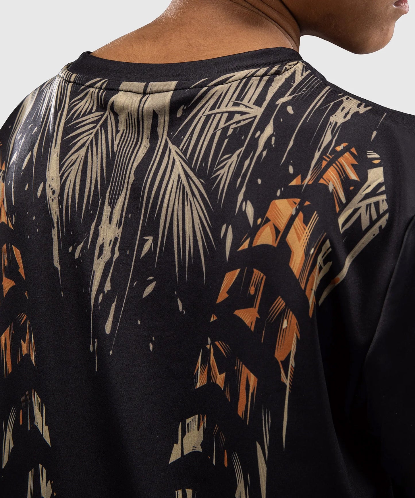 Venum Tiger Kids Dry Tech T-Shirt Black/Neon Orange - The Fight Club