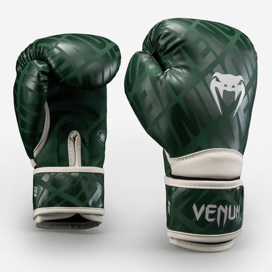 Venum Contender 1.5 XT Kids Boxing Gloves Forest Green/Off White - The Fight Club