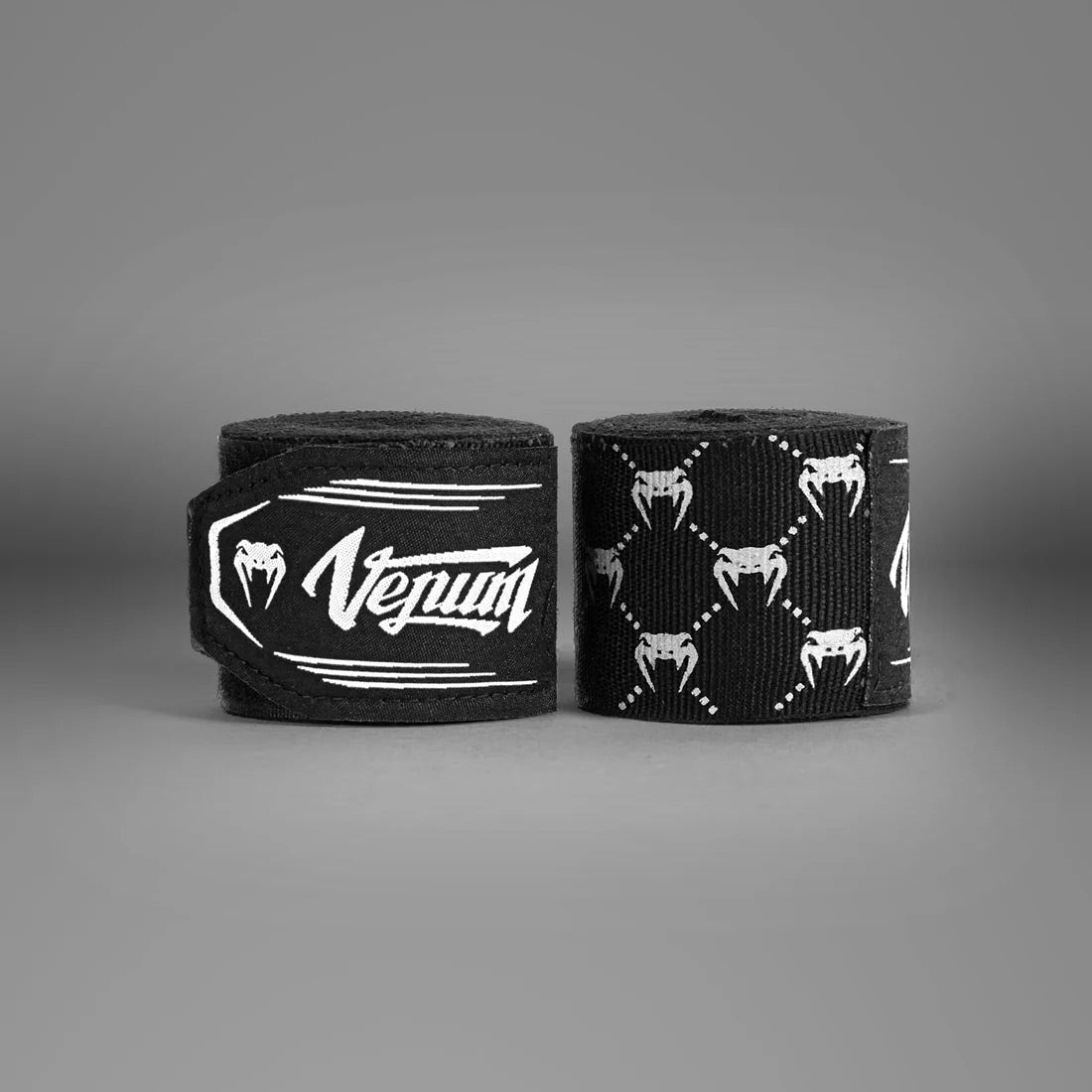 Venum Monogram Boxing Hand Wraps Black/White - The Fight Club