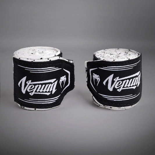 Venum Monogram Hand Wraps White/Black - The Fight Club