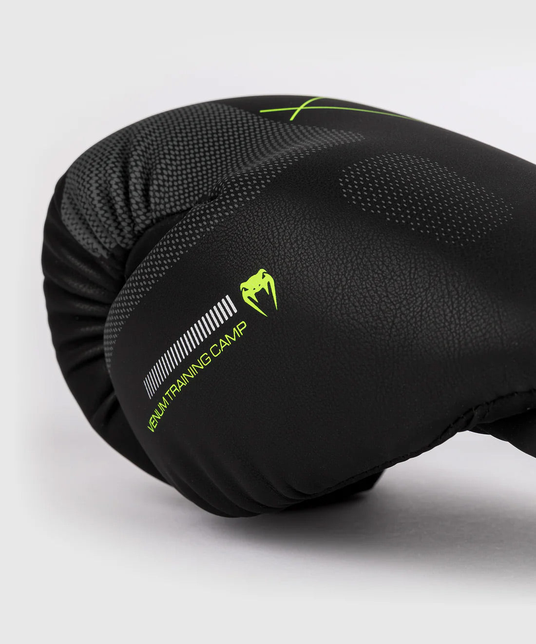 Venum Training Camp 4.0 Boxing Gloves Black/Neon Green - The Fight Club