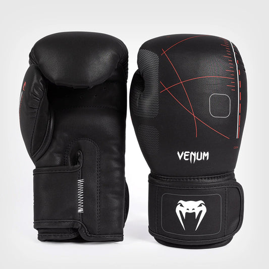 Venum Tactical XT Boxing Gloves Black/Fire Red - The Fight Club