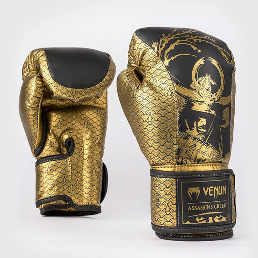 Venum x Assassin's Creed Shadows Boxing Gloves Black/Gold - The Fight Club