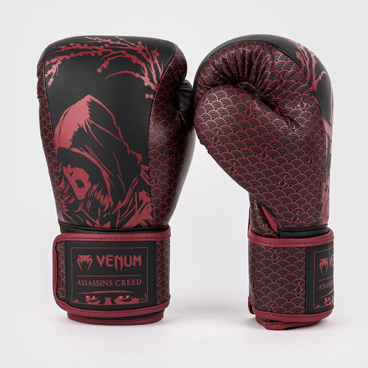 Venum x Assassin's Creed Shadows Boxing Gloves Burgundy/Black - The Fight Club