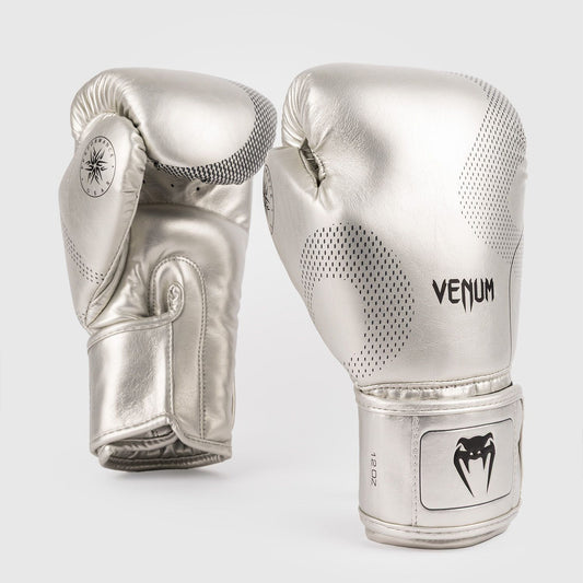 Venum Nexus Boxing Gloves Silver/Black - The Fight Club