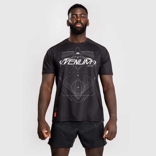 Venum Eclipse Dry-Tech T-Shirt Black/Silver - The Fight Club
