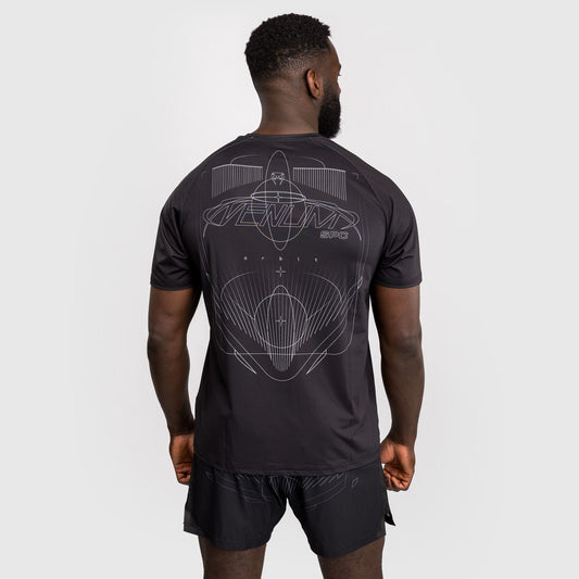 Venum Eclipse Dry-Tech T-Shirt Black/Silver - The Fight Club
