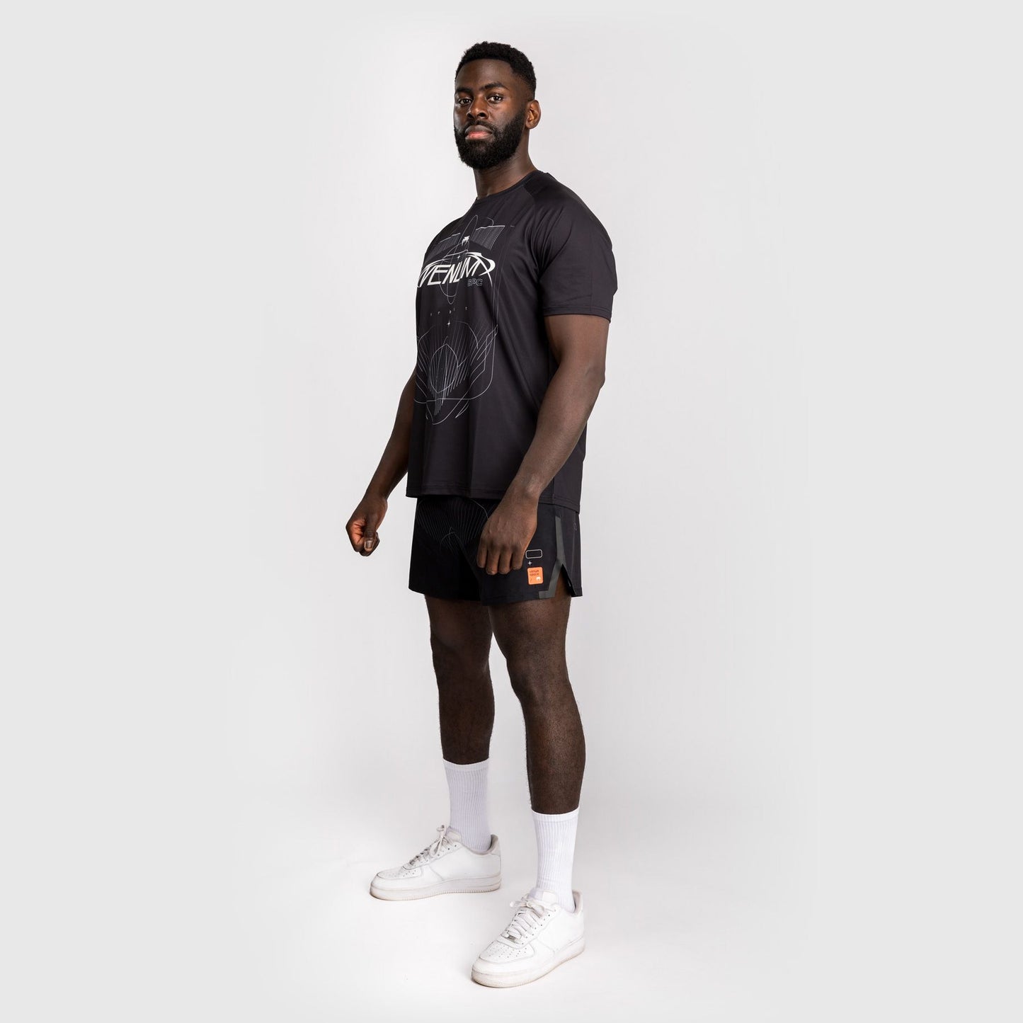 Venum Eclipse Dry-Tech T-Shirt Black/Silver - The Fight Club