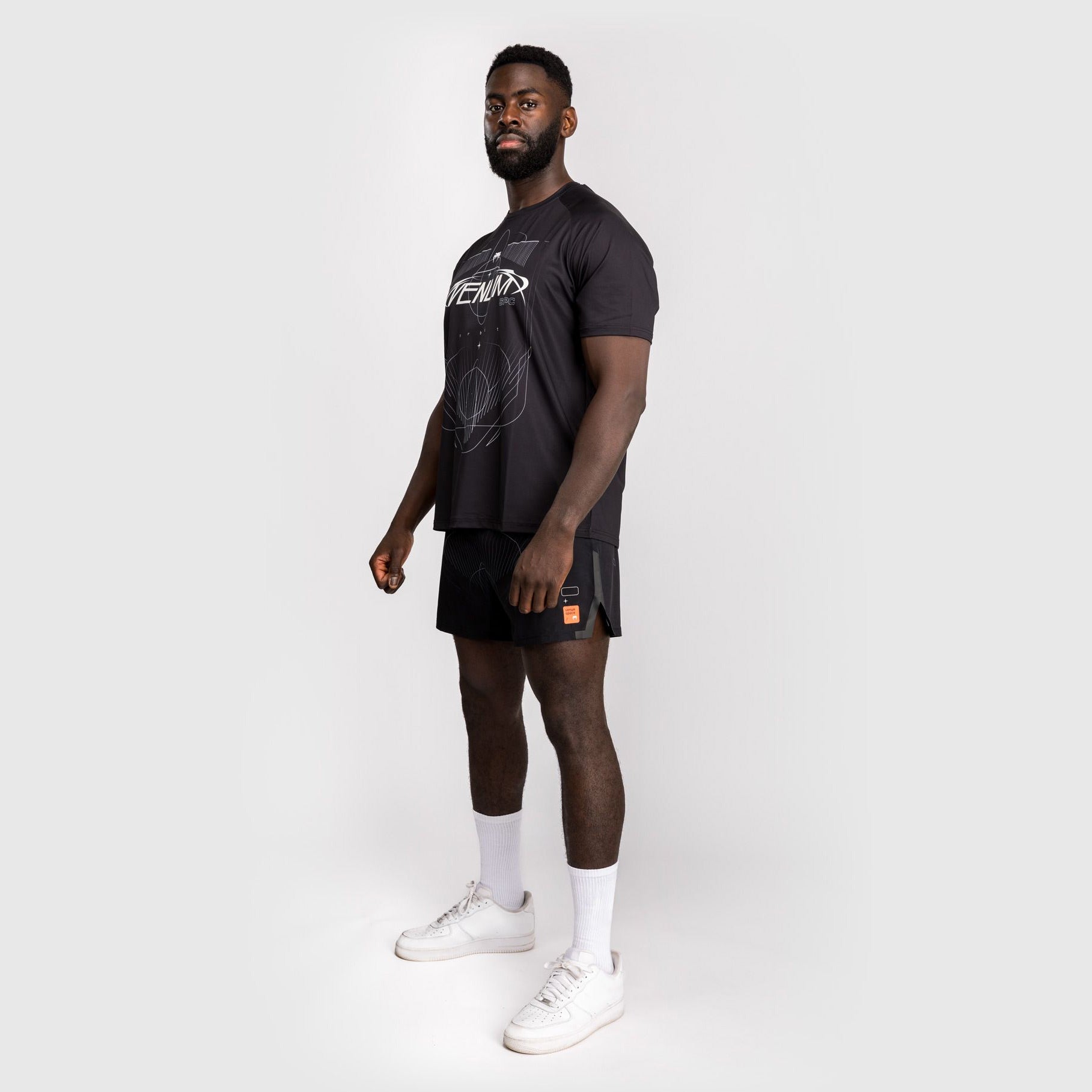 Venum Eclipse Dry-Tech T-Shirt Black/Silver - The Fight Club