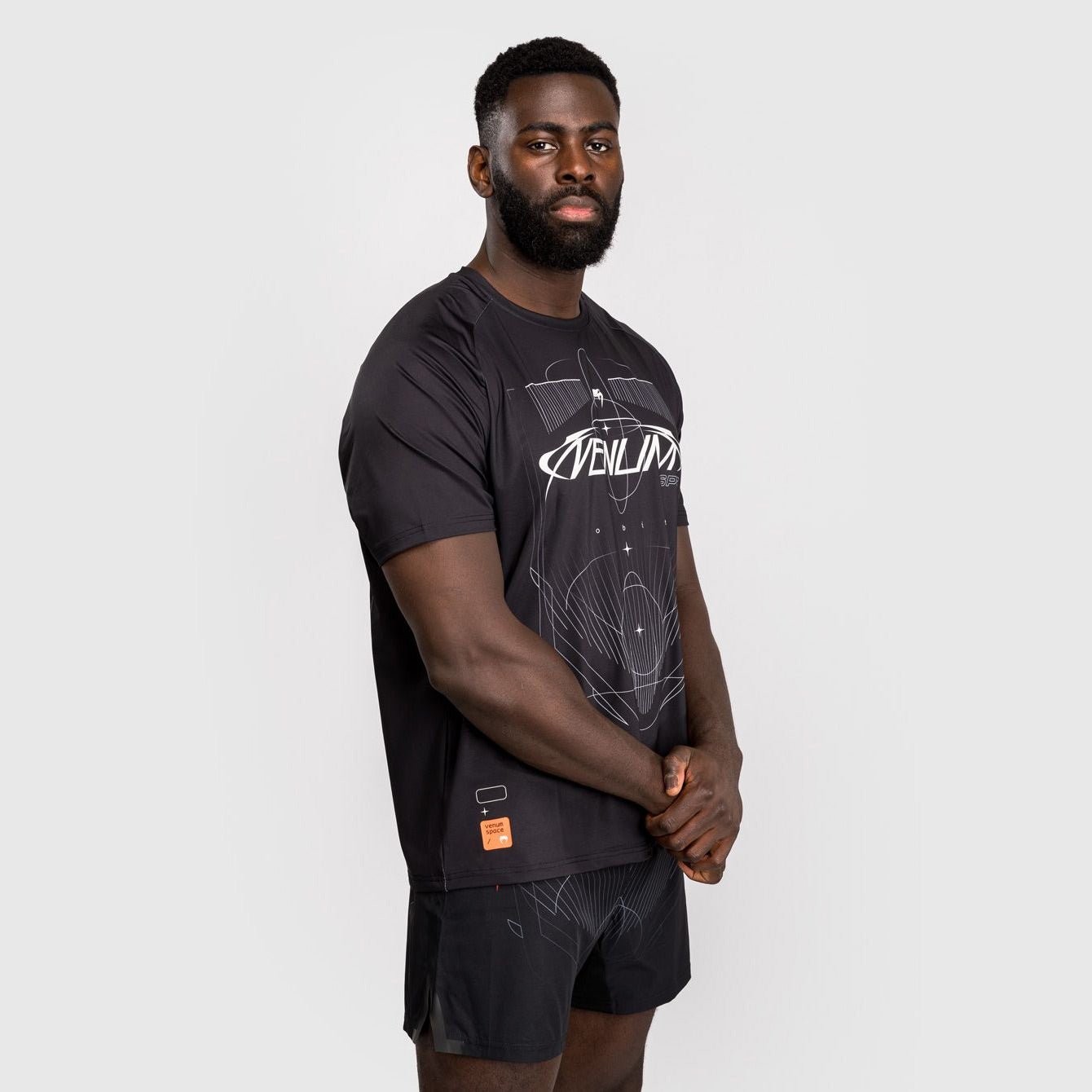 Venum Eclipse Dry-Tech T-Shirt Black/Silver - The Fight Club