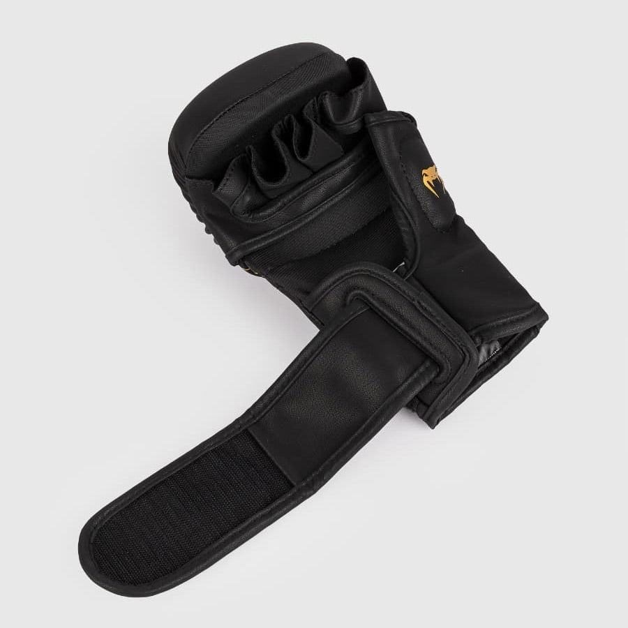 Venum Serpenti Sparring Gloves Black/Silver/Gold - The Fight Club