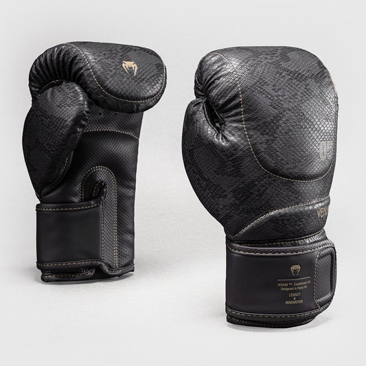 Venum Impact Evo Scales Boxing Gloves Dark Grey - The Fight Club