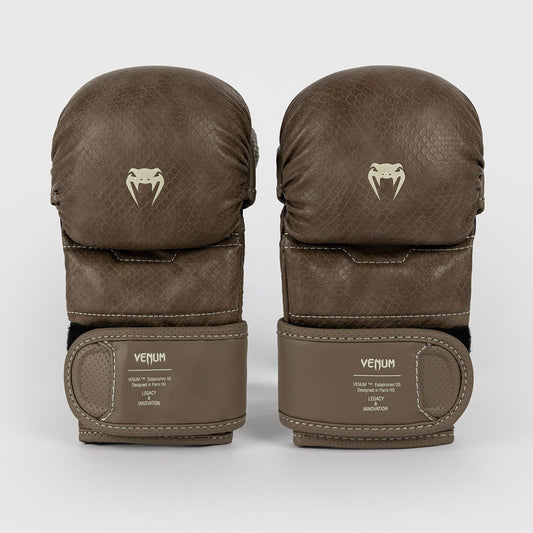Venum Impact Evo Scales MMA Sparring Gloves Brown - The Fight Club