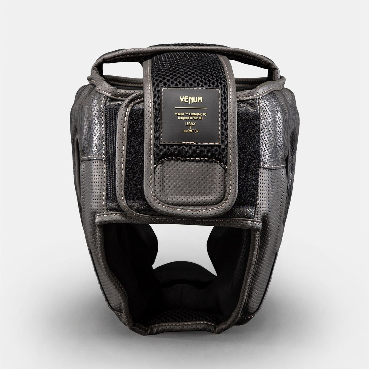 Venum Impact Evo Scales Headgear Dark Grey - The Fight Club