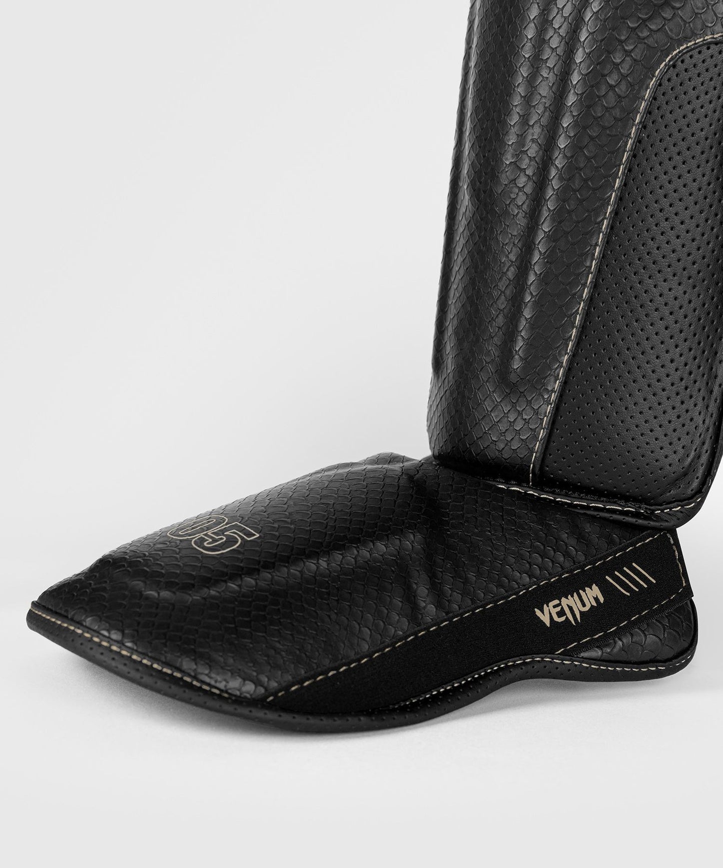 Venum Impact Evo Scales Shin Guards Black - The Fight Club