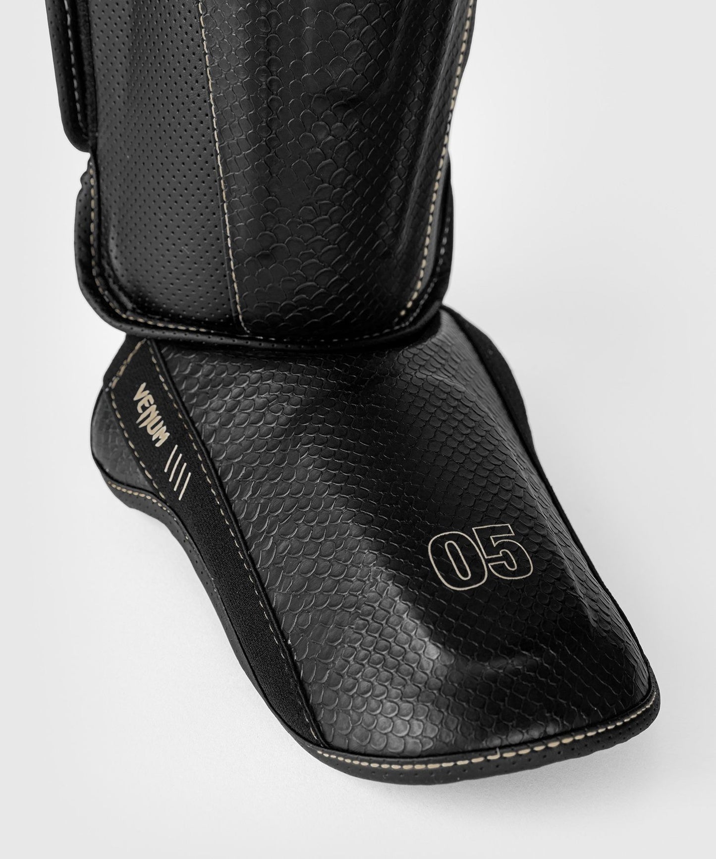Venum Impact Evo Scales Shin Guards Black - The Fight Club